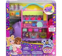 Polly Pocket-Avion Chaton Transformable-Coffret avec 2 mini-figurines HWP19