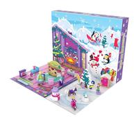 Polly Pocket Calendrier de l’Avent sur Le thème de Noël en Famille avec 25 Surprises, Jouet pour Enfant dès 4 Ans, GYW07