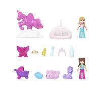 Polly Pocket - Coffret 2 en 1 Lapin - Avec 2 figurines et 12 accessoires - Polly Pocket - JFT88