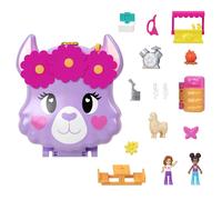 Polly Pocket - Coffret Aventures Du Lama - Coffret Mini Figurine - 4 Ans Et +