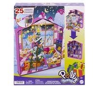 Polly Pocket Coffret Calendrier De L’Avent Maison De Pain D’Épices, Avec 2 Poupées, 25 Cadeaux Et 27 Accessoires Inclus, Jouet Enfant, A Partir De 4 Ans, HKW16