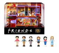 Polly Pocket Coffret Exclusif Friends Forme Tasse À Café Central Perk, avec 6 Poupées, 9 Accessoires Et 3 Lieux Emblématiques, À Collectionner, Jouet Adulte, A Partir De 14 Ans, HKV74