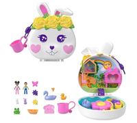 COFFRET JARDIN DU LAPIN - POLLY POCKET - HKV36 - MINI POUPEE POLLY POCKET COFFRET COMPACT