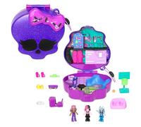 Polly Pocket Poupées Barbie Sirènes HRR05 - Cheveux fantaisie, serre-tête, nageoires colorées