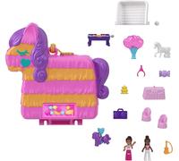 Polly Pocket, Coffret Piniata Party Compact, Set de jeu HKV32, 2 figurines et accessoires inclus