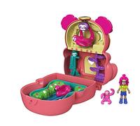 Polly Pocket Coffret Transformable réversible Paresseux des Tropiques avec Mini-Figurines Polly, Paresseux et Accessoires, Jouet Enfant, édition 2021, GTM59