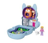 Polly Pocket Coffret Transformable réversible Renard des Neiges avec Mini-Figurines Polly, Renard et Accessoires, Jouet Enfant, édition 2021, GTM57