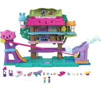 Polly Pocket Fête des animaux Maison dans l'arbre Set de jeu incl. 2 figurines incl. accessoires