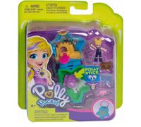 Polly Pocket - Mini-Coffret Coloré - L'aquarium De Polly- Micro-Poupée, FRY33