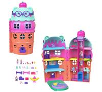 Polly Pocket Coffret Maison Cornet de Glace – mini‑figurines, plus de 25 accessoires – JKB89