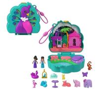 Polly Pocket-Le Jardin du Paon-Coffret 2 mini-figurines et animaux HWN97