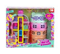 Polly Pocket Coffret Maison Cornet de Glace JFT91 avec 2 mini-figurines rose