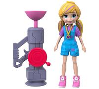 Polly Pocket Mattel Active Pose Doll Zip n' Blast Polly