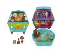 Polly Pocket Mini-coffret Scooby-Doo en forme de Mystery Machine avec mini-figurines de Scooby et Velma Dinkley, JKC85