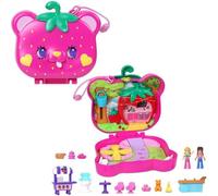 Polly Pocket-Ourson Fraise-Coffret et figurines, jouet de voyage HRD35