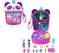Polly Pocket-Panda Bubble Tea-Coffret avec 2 mini-figurines et panda HWN95