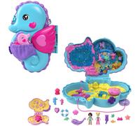 Polly Pocket Polly Pocket-Papa et moi-Sac surprises hippocampe et 2 mini-figurines