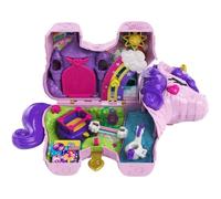 Polly Pocket - Sac Licorne Surprises - Piñata Licorne Féérique + de 25 accessoires