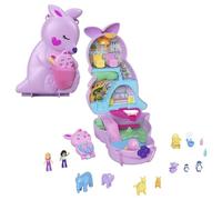 Polly Pocket Coffret Mini-Univers Famille Kangourous 2-en-1 – 2 figurines, dès 4 ans