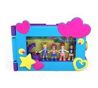 Polly Pocket Say Freeze Jeu de Poche de Poche avec 4 figurines. Multicolore G