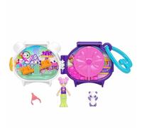 Polly Pocket Set de jeu compact mini monde d'animaux de compagnie Pandita pour filles de 4 ans et plus