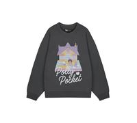 Polly Pocket T-Shirt Graphique Gris à Manches Longues pour Femmes | Haut à col Rond avec Personnage de Dessin animé pour Tenue décontractée | Vêtements Classiques au Design uni