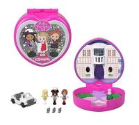 Polly Pocket Coffret Clueless – mini-figurines et 5 accessoires (voiture, Cher, Dionne, Tai)