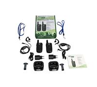POLMAR Gemini Lot de 2 talkies-walkies professionnels PMR-446 16 canaux compatibles avec Kenwood TK3501 et Luthor TL-77