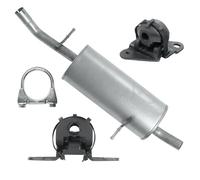 POLMOstrow Pot d’échappement arrière pour Citroen C2 1 I 1.1 1.4 Hayon 2005-2010