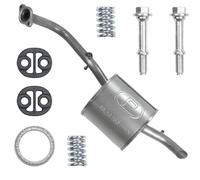 POLMOstrow Pot d’échappement arrière pour Toyota Yaris 2 II XP9 1.0 Hayon 2005-12.2012