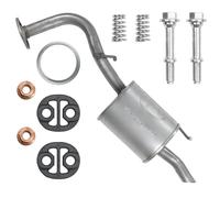 POLMOstrow Pot d’échappement arrière pour Toyota Yaris 2 II XP9 1.3 Hayon 2007-11.2008