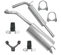 POLMOstrow Pot d’échappement central et Pot d’échappement arrière pour Seat Ibiza 4 IV 6J 1.6 Hayon, Coupé, Break 2010-03.2012