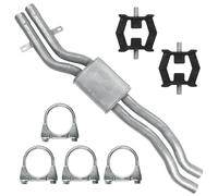 POLMOstrow Pot d’échappement central pour BMW 3er E46 2.2 2.5 3.0 Berline, Break Touring, Coupé 1998-02.2005