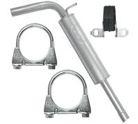 POLMOstrow Pot d’échappement central pour VW Polo 4 IV 9N 1.6 Hayon 2006-11.2009