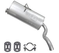 POLMOstrow Pot d’échappement pour Citroen Berlingo 1 I 1996-2003 | Pot d’échappement arrière, Moteurs : 1.1 - 1.4 - 1.6 - 1.8 - 1.8 D - 1.9 D - 1.9 D | Van