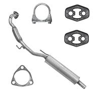 POLMOstrow Silencieux avant pour VW Polo 4 IV 9N 1.2 Hayon 2005-11.2009
