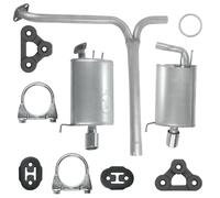 POLMOstrow Tuyau d'échappement et Pot d’échappement arrière et Pot d’échappement arrière pour Honda Accord 7 VII 1.0 Berline 2003-2008