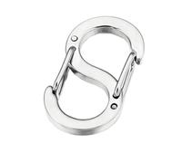 Polnisches Stirnband Halskettenverkürzer-Verschluss mit doppelter Öffnung, Karabinerverschluss, Armbandverschlüsse und -verschlüsse, -Anhängerverschluss, Kettenverkürzer für 30 Stirnband (A, 6,5 mm)