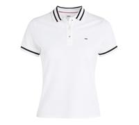 Polo 3 boutons coton transitionnel Tommy Jeans blanc S