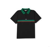 Polo hommes Fila SAGANO RELAXED TAPED POLO SHIRT Noir EU XL