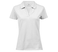 Polo Ã col en V femme Tee Jays Blanc L