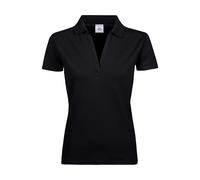Polo Ã col en V femme Tee Jays Noir 3XL