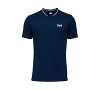 Polo à col mandarine Mouratoglou Apparel Bleu XS