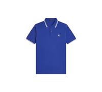 Fred Perry - Polo M3600 à Double Liseré - Homme - Tops - Bleu - Taille: S