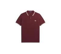 Polo à double boutonnage Fred Perry Rouge XL