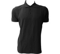 Polo à manches courtes 100% coton Jerzees Colours pour homme (L) (Noir) - UTBC569 Noir, Noir