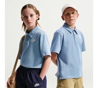 Polo à manches courtes en maille Nike Club pour ado Work Blue/Blanc XS