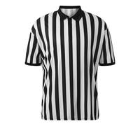 Polo à Manches Courtes et Fermeture éclair pour Homme - Officiel - pour Arbitre, Arbitre, Arbitre, Arbitre, Arbitre, Uniforme de Football, Polos Noirs pour Hommes, XL