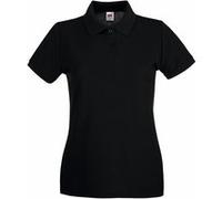 Polo Fruit Of The Loom, 100% coton, coupe féminine, femme et fille (BC1377)