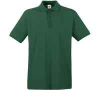 Fruit of the Loom – Polo homme SS035M – manches courtes – Vert (Bottle Green) – Taille Medium